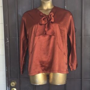 Pussy cat bow tie blouse